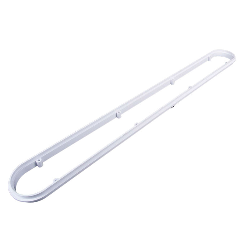 CHANNEL DRAIN EXTENSION COLLAR, WHITE