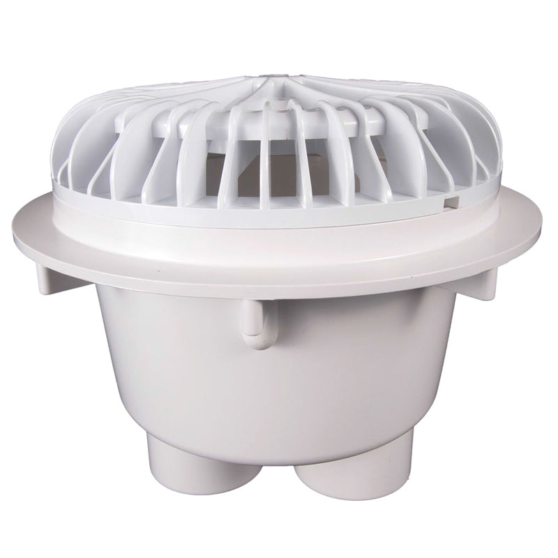 VGB B/B 2 PORTS MAIN DRAIN, NOVA, WHITE