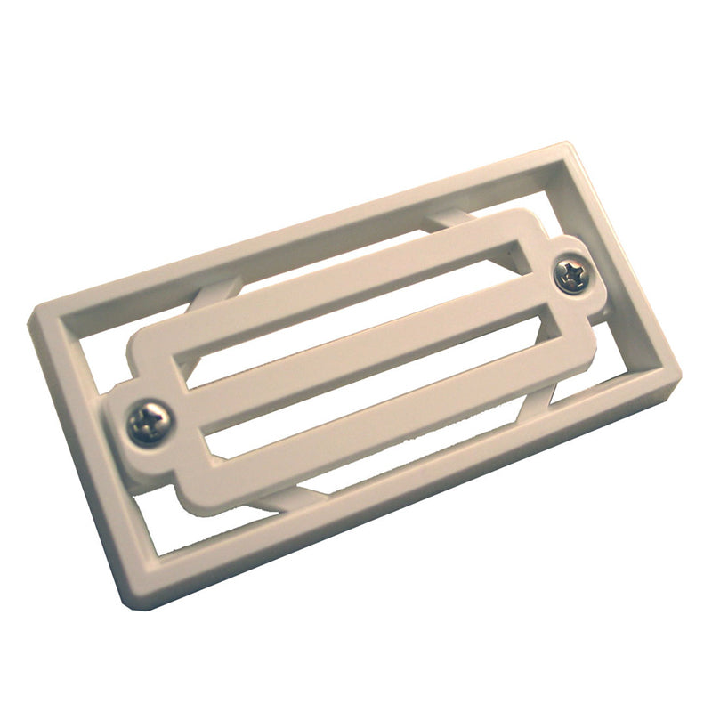 3 BAR GRATE AND FRAME ASSEMBLY, WHITE