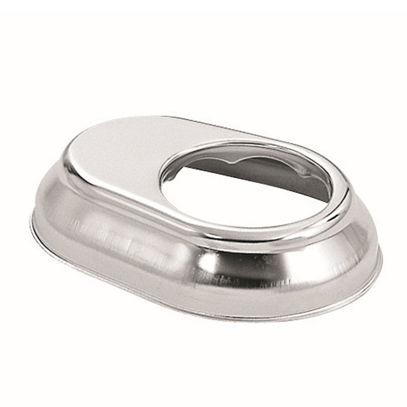 OBLONG ESCUTCHEON STAINLESS