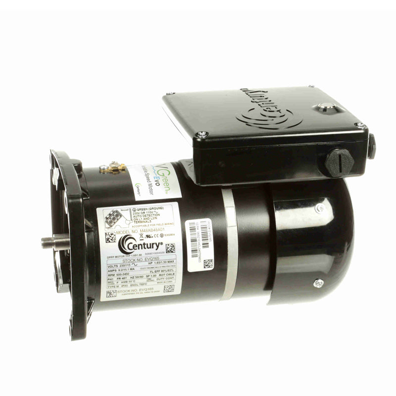 Century VGreen Evo VS Motor 1.65HP 1 Phase 50Hz 230/115V 48Y Frame | EVQ165