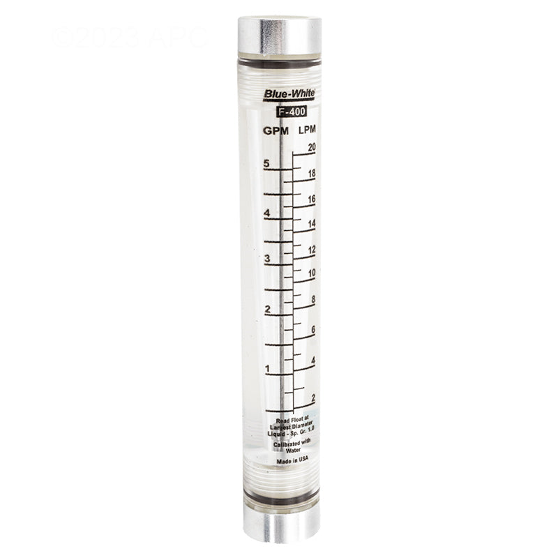 F400 FLOWMETER .5"