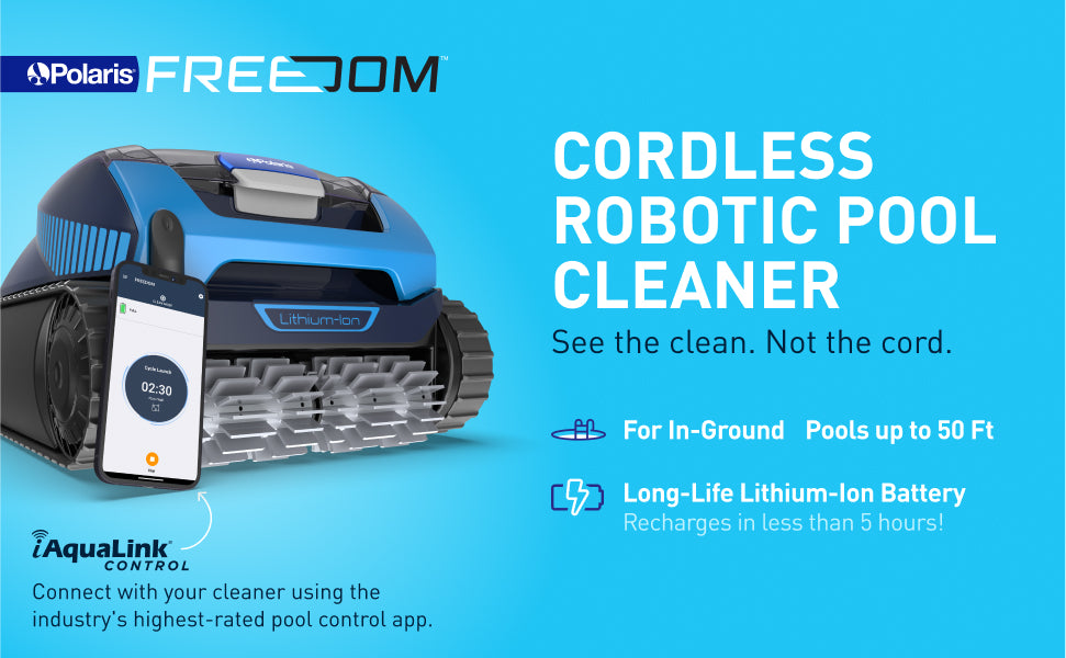 Polaris FREEDOM Cordless Robotic Cleaner