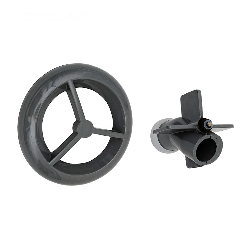 MICROSSAGE GRILL & FLOWPATH ASSY GRAY