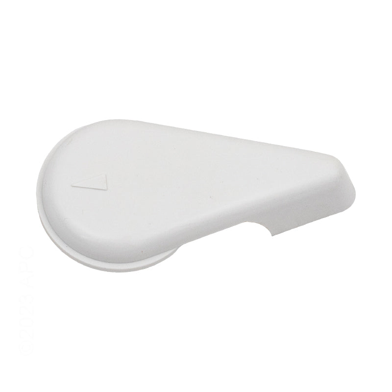 HANDLE TEARDROP WHITE 2"