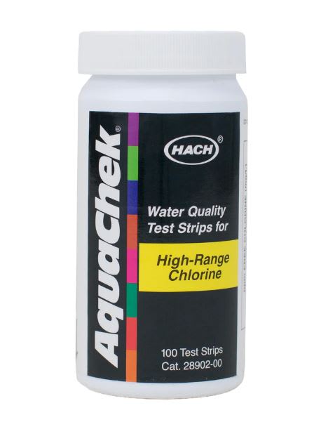 AquaChek Free Chlorine Test Strips (100 strips, catalog 652013) by AquaChek are designed for measuring free chlorine levels in pool water.