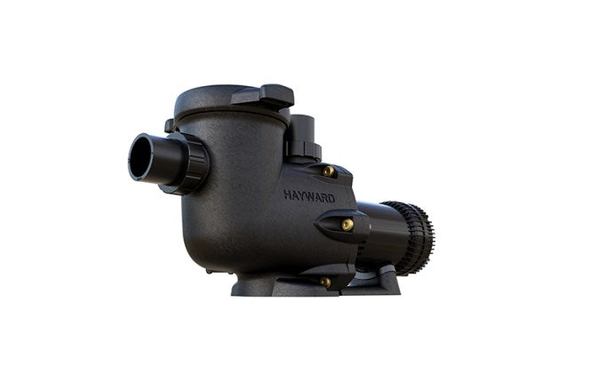 The TRISTAR XE PUMP-1.85 HP | W3SP3210X15XE - DEMO by Pool Goods, shown on a white background, offers multiple connection points and an adjustment knob—perfect for those seeking ultra-high efficiency and superior pool pump energy savings.