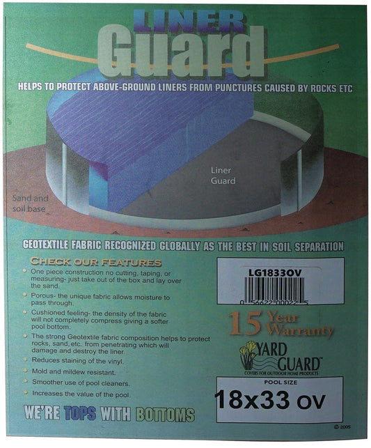 18' x 33' Oval Premium Floor Padding | LG1833OV