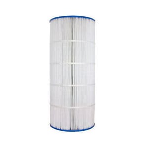 The HAYWARD CX1280XRE Replacement Cartridge Element boasts premium materials, including white pleated fabric and durable blue plastic end caps, making it a top choice for maintaining a pristine pool.