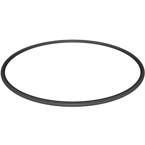 The Hayward Filter Head O-Ring CX900F, a black circular rubber O-ring by HAYWARD against a white background, is essential for maintaining crystal clear water in pool installations.