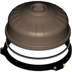 The Hayward Filter Head with Clamp System (DEX3620BTC) by HAYWARD is a durable, dome-shaped filter head designed for outdoor use.