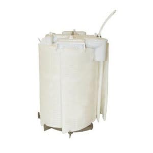 The HAYWARD Hayward Filter Element Cluster Assembly (DEX7200DC) features a white cylindrical design with vertical panels and a small top pipe attachment, shown upright against a white background.