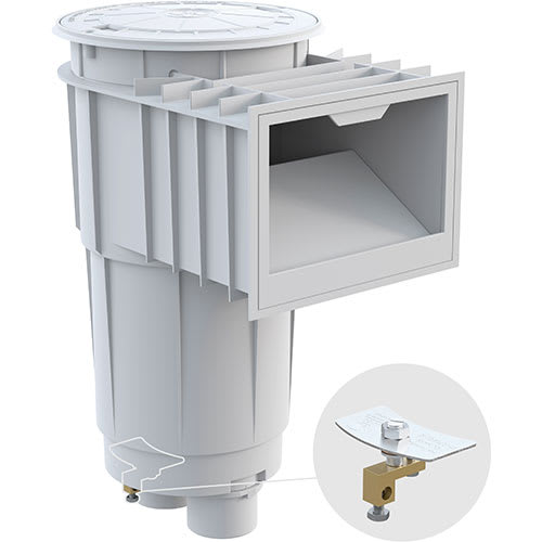 Hayward SkimMaster 2" x 2.5" Skimmer w/ Float Valve, White | SP1072S2FVA