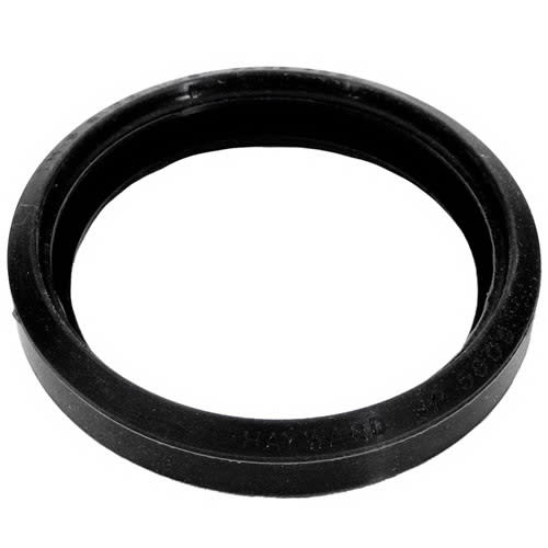 Close-up of the Hayward AstroLite II Lens Gasket (SPX0590G), a black rubber gasket with ridged edges, set against a plain white background.