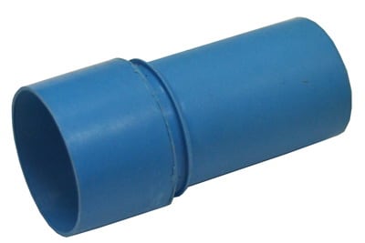 The HAYWARD Hayward HydroStream Rubber Flow Director (SPX1420A1) is a pipe connector with a widened end, designed to join two pipe sections securely.