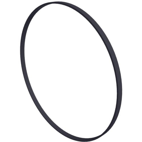 The Hayward Housing Gasket (SPX1600T) by HAYWARD is depicted as a black circular ring, similar to a swivel nut, on a white background, slightly tilted to the right.