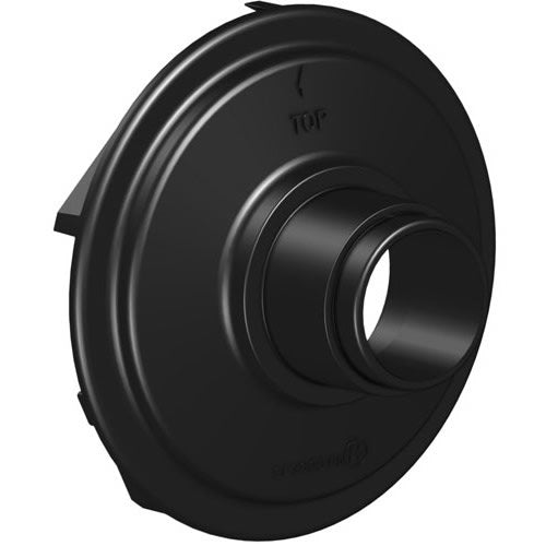 HAYWARD Hayward Super II Pump Diffuser 3/4 to 1-1/2HP (SPX3000BN): Black circular plastic part with central cylindrical opening and top arrow indicator.
