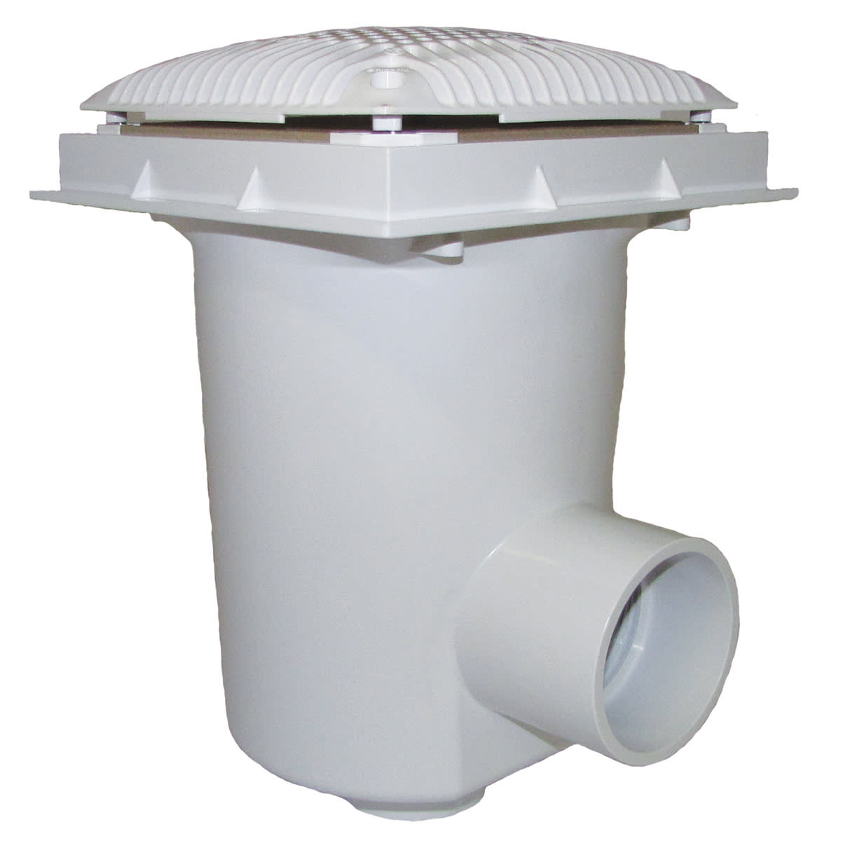 Hayward 3" Sump with 9" Square Cover High Flow with 9" Square Flow 2/Pack White | WG1061HF2PAK2