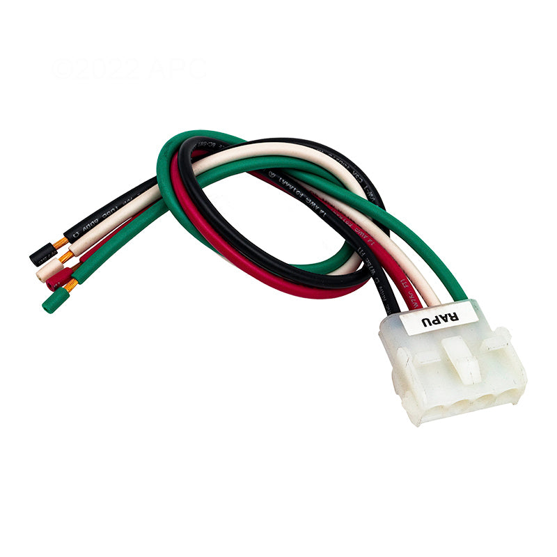 AMP 4 PIN FEMALE SOCKET W/WIRES