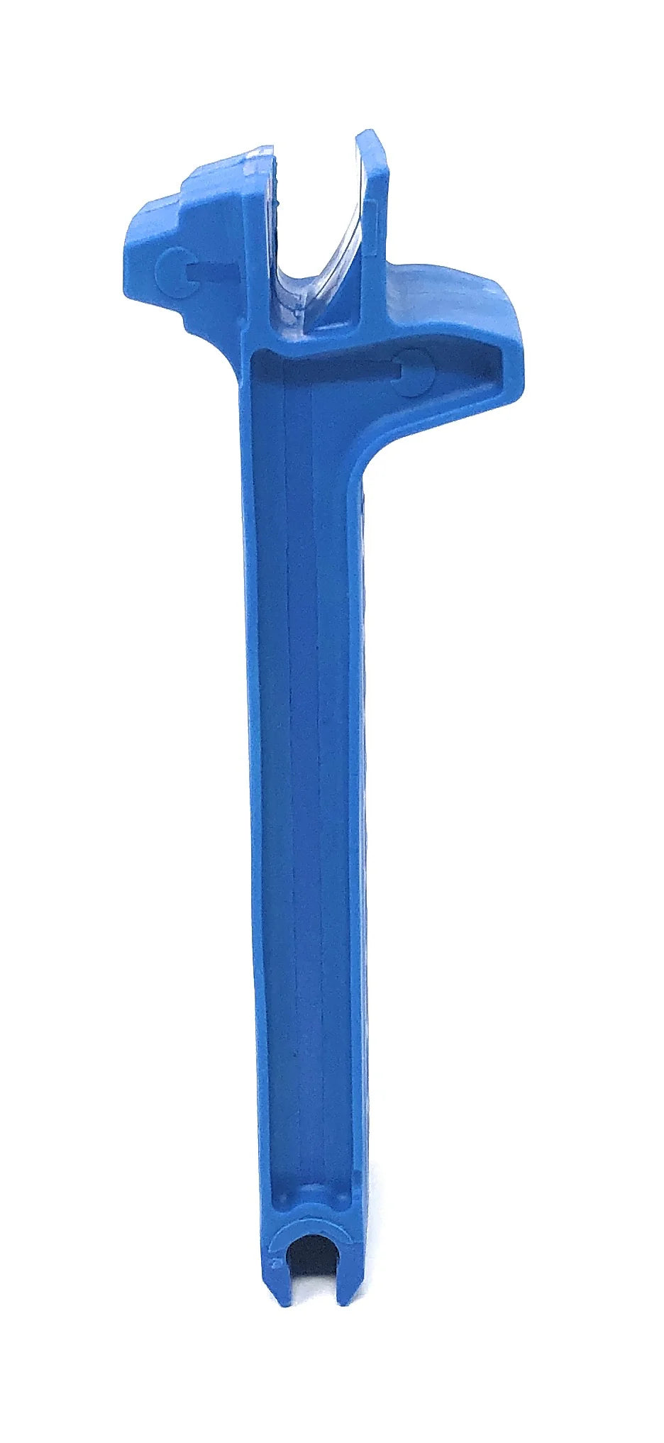 A blue plastic object with a vertical T-shaped design is shown on a white background; it is the Pentair Kruiser Silent Flapper Kit (K12415) by Pentair, designed as a replacement part for Kreepy Krauly Kruiser pool cleaners.