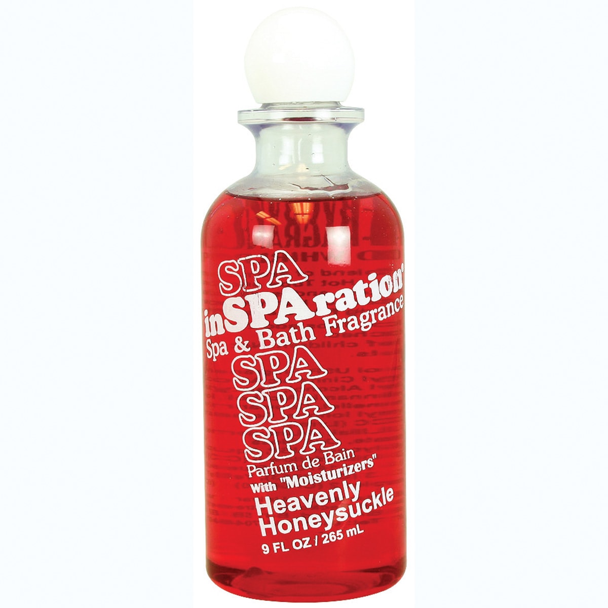 The Insparation 9 Oz Heavenly Honeysuckle Spa & Bath Aromatherapy by inSPAration enhances your spa experience with its soothing fragrance, perfect for turning any hot tub soak into a blissful retreat.