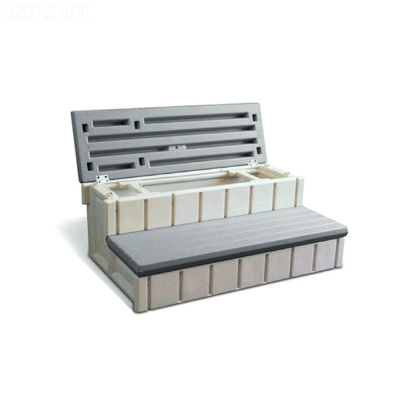 36" STORAGE STEP GRAY