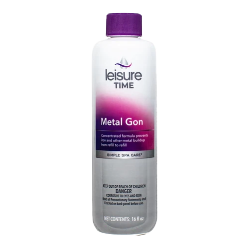 Leisure Time Spa Metal Gon, 1 Pint Bottle