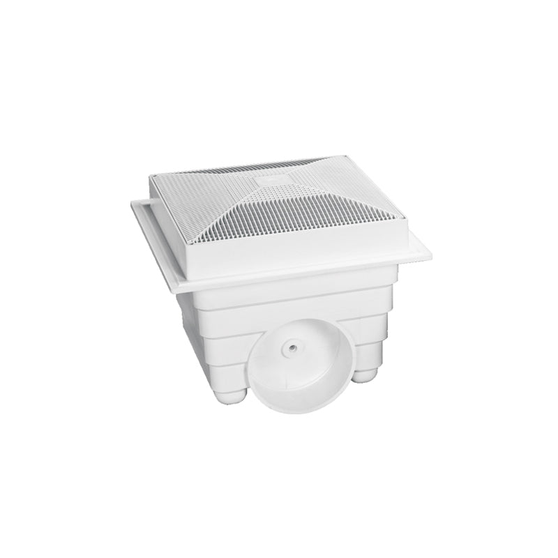 LAWSON 18"X18" SUMP AND GRATE WHITE