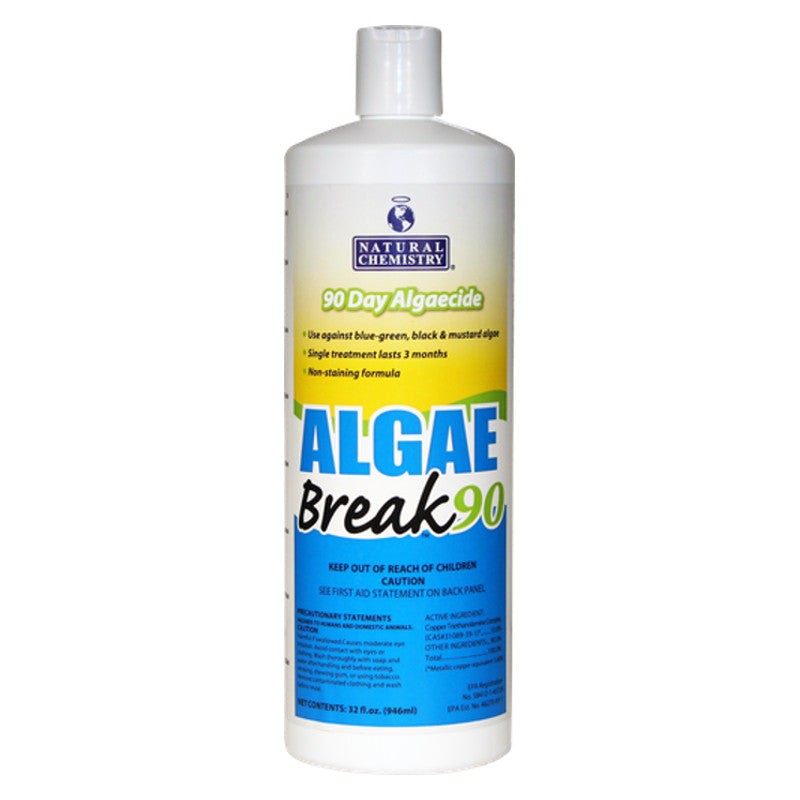 Natural Chemistry Algae Break 90 Algaecide, 32 oz Bottle | 17600NCM