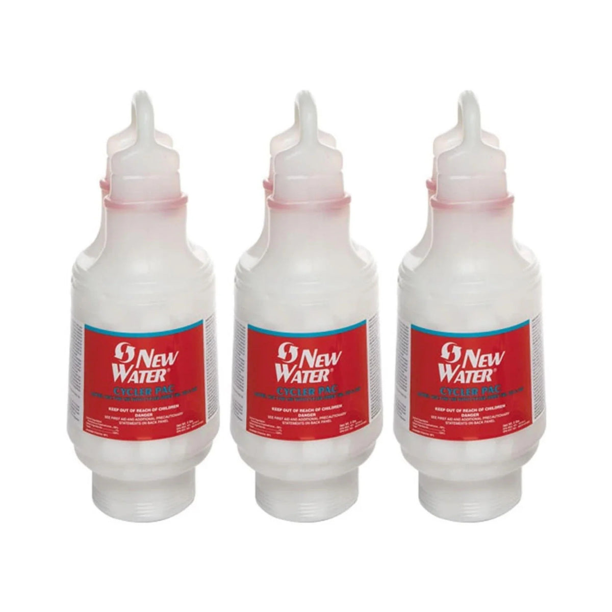 King Tech New Water #407C Chlorine Cycler Pac, Pack of 3 | 01-03-4613