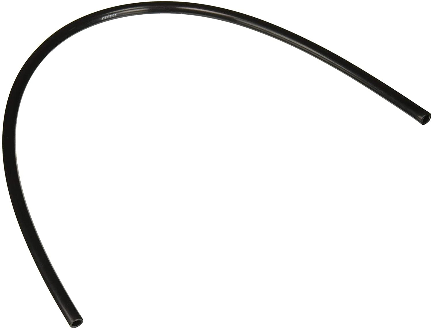 The Pentair TR100 Air Relief Tube (150041), a black flexible rubber hose, is shown bent in an arc against a plain white background.