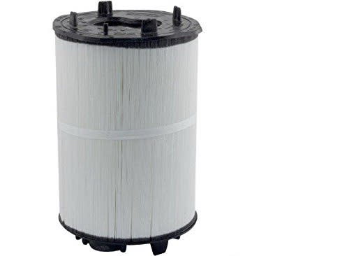 The Pentair Sta-Rite PLM200 Filter Cartridge, with a white pleated body and black ends, features advanced dirt-loading capabilities for superior filtration.