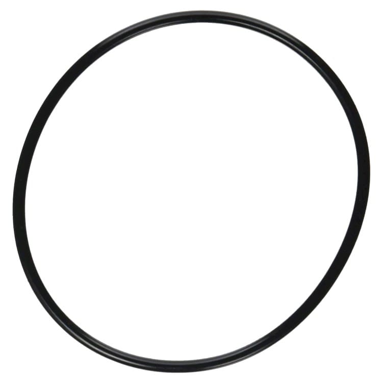 The Pentair SuperFlo Strainer O-Ring 357255Z is a simple black circular rubber O-ring displayed against a plain white background.