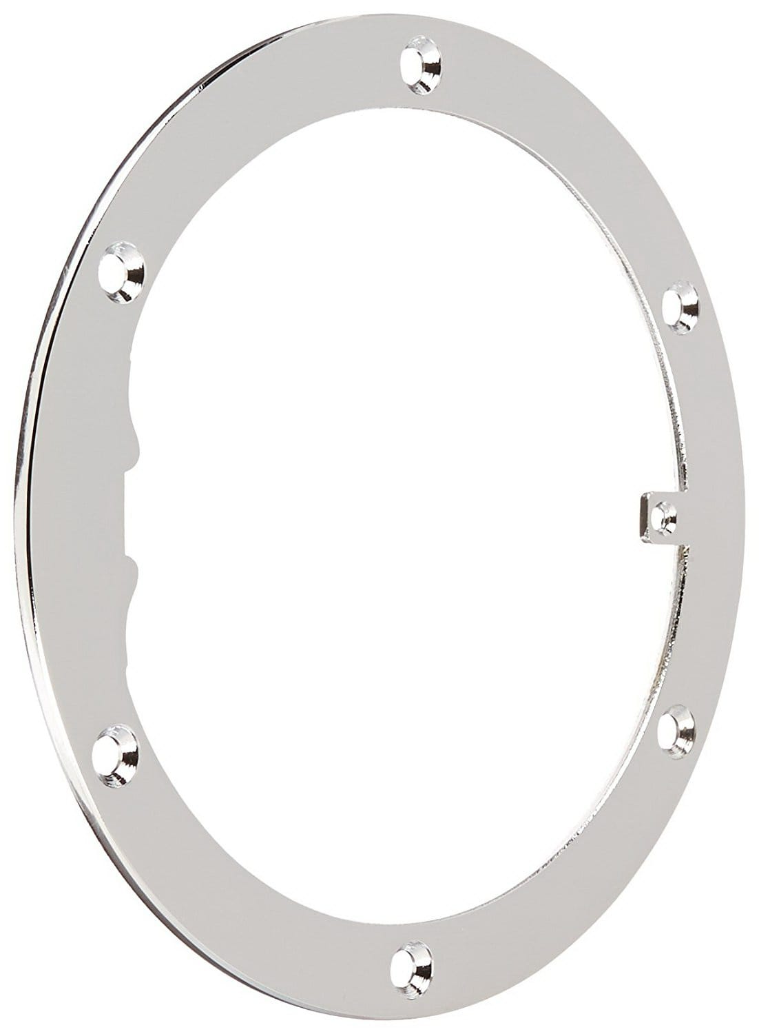 The Pentair Niche Sealing Ring (79206000) by Pentair is a round metal ring featuring six holes evenly spaced around its perimeter.