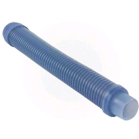 The Pentair SandShark Leader Hose, White (GW7911), is a flexible, ridged hose with capped ends designed for use with Pentair’s Kreepy Krauly SandShark suction pool cleaner. Shown here in white against a plain background.