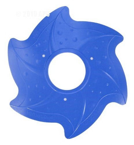 The Pentair Starfish Seal Kit (K12895) is a blue, star-shaped plastic vacuum disc with a central hole and textured bumps, designed for Kreepy Krauly pool cleaners by Pentair.