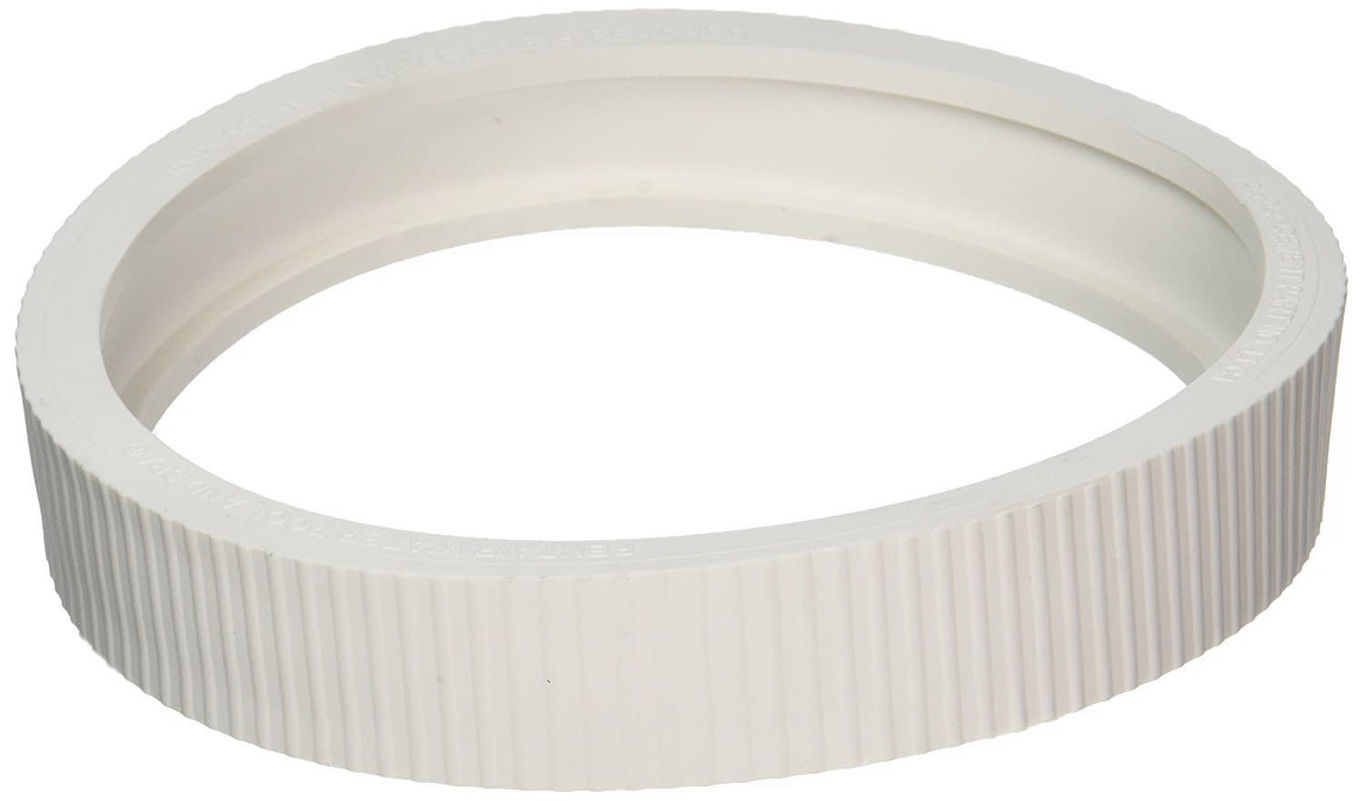 The Pentair Legend Ribbed Tire, White (LLC1) is a circular, ribbed plastic replacement ring for pool cleaners—compatible with Kreepy Krauly or Letro Legend models. Brand: Pentair.