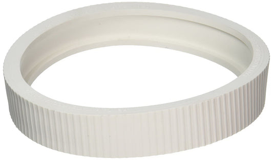 The Pentair Legend Ribbed Tire, White (LLC1) is a circular, ribbed plastic replacement ring for pool cleaners—compatible with Kreepy Krauly or Letro Legend models. Brand: Pentair.