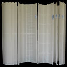 The Pleatco Universal Filter Grid Set (PFS3672) for 72 sq ft American/Hayward/Pac-Fab features vertical grids and translucent mesh, inspired by filtration media to enhance cleaning performance. Brand: Pleatco.