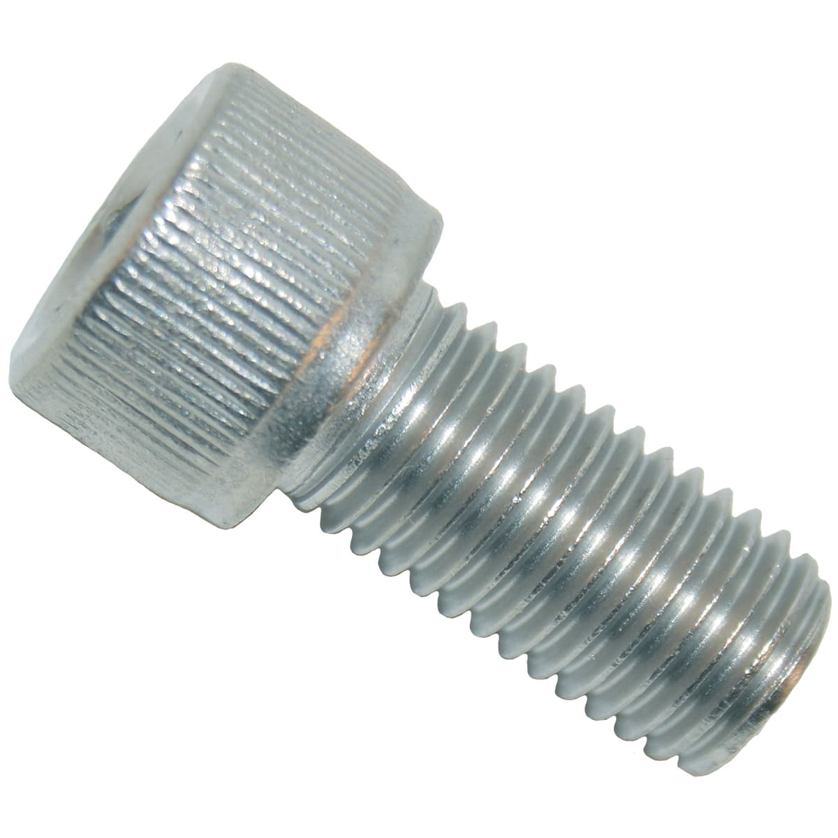 A close-up of the Polaris Zodiac Polaris 180 Pool Cleaner Sweep Hose Adjustment Screw (B20), featuring a silver hex socket cap, cylindrical head, and threaded body.