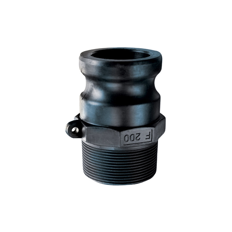 3" POLY PART F MALE ADAPTER