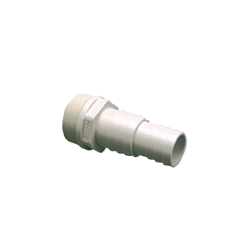 1.5" MPT DUAL HOSE ADAPTER WHITE
