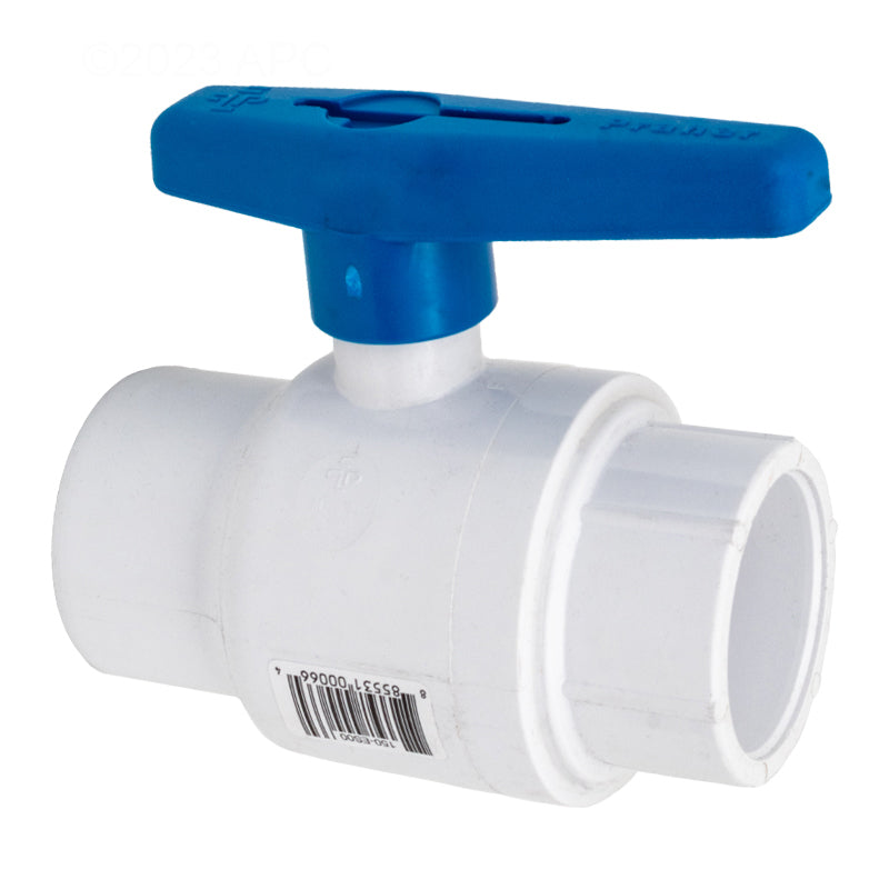 1.5" SKT ECONOSEAL BALL VALVE PVC