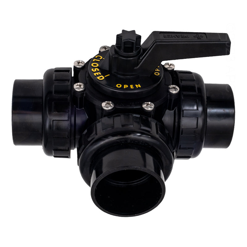 2" SKT 3 PORT VALVE UNIONIZED
