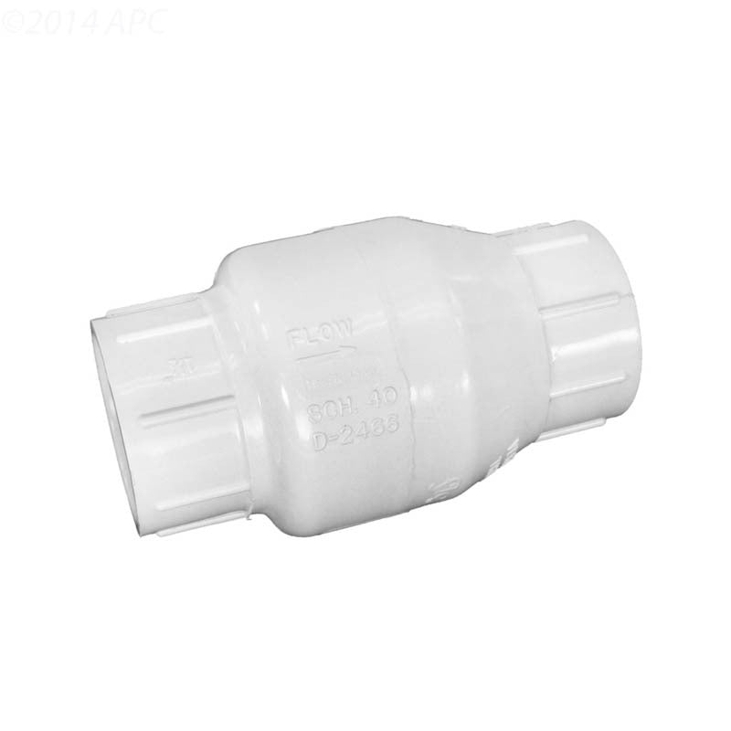 1.5" SKT SWING CHECK VALVE PVC
