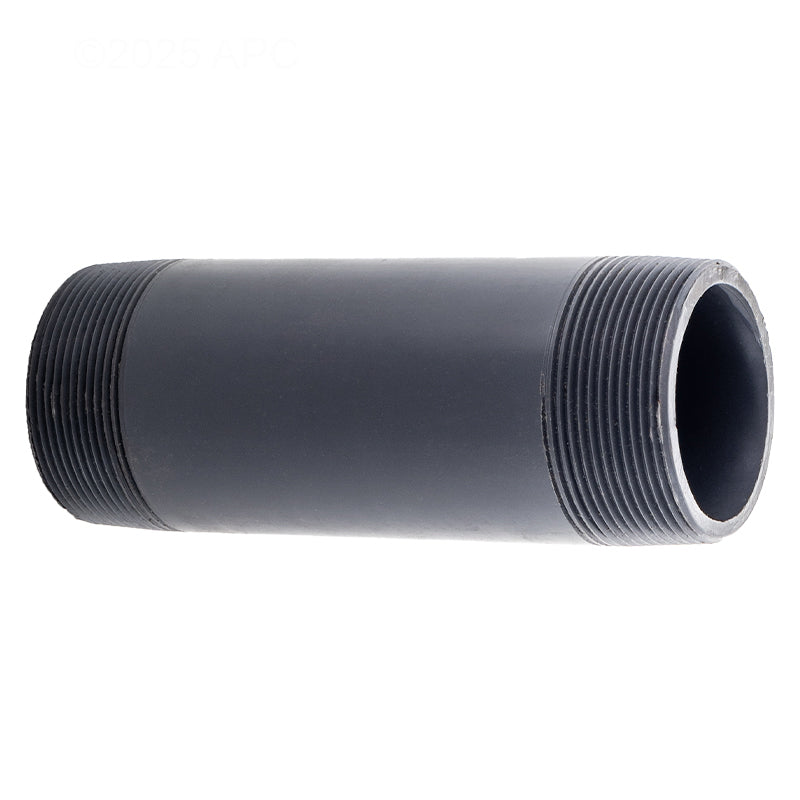 2" X 6" NIPPLE THREADED SCHEDULE 80 GRAY