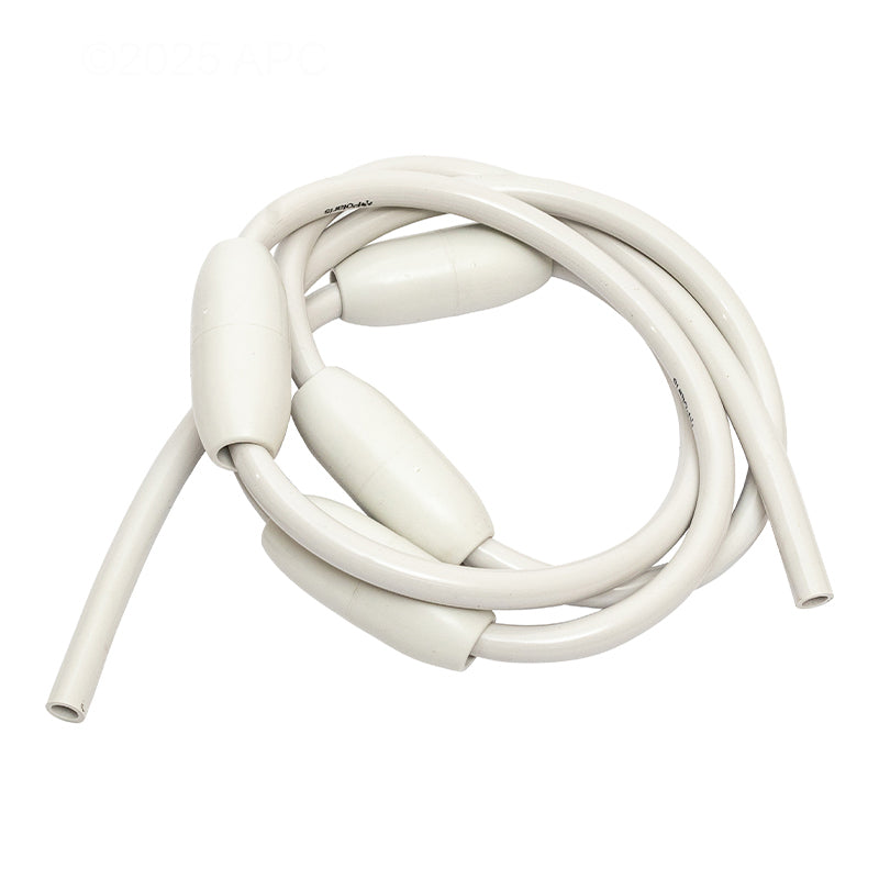 FEED HOSE WITH FLOATS, WHITE