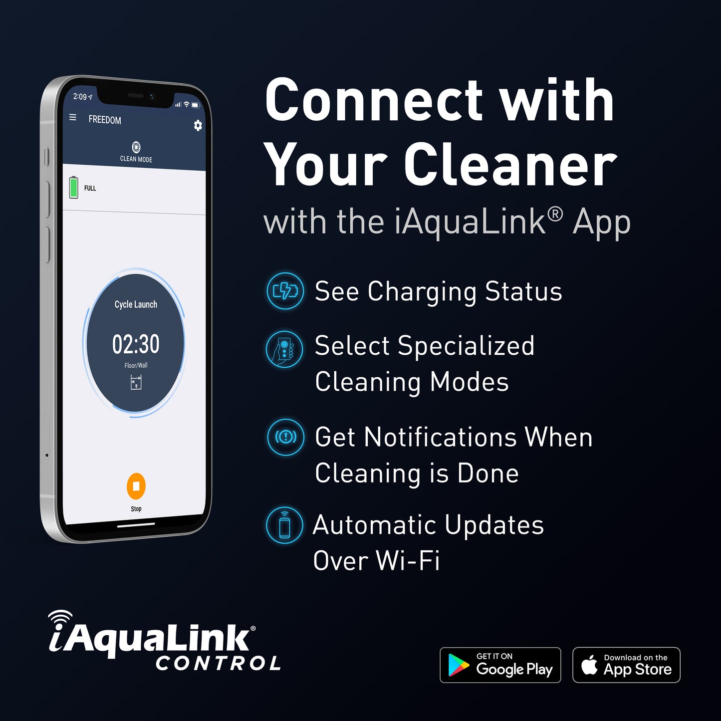 Polaris FREEDOM Cordless Robotic Cleaner