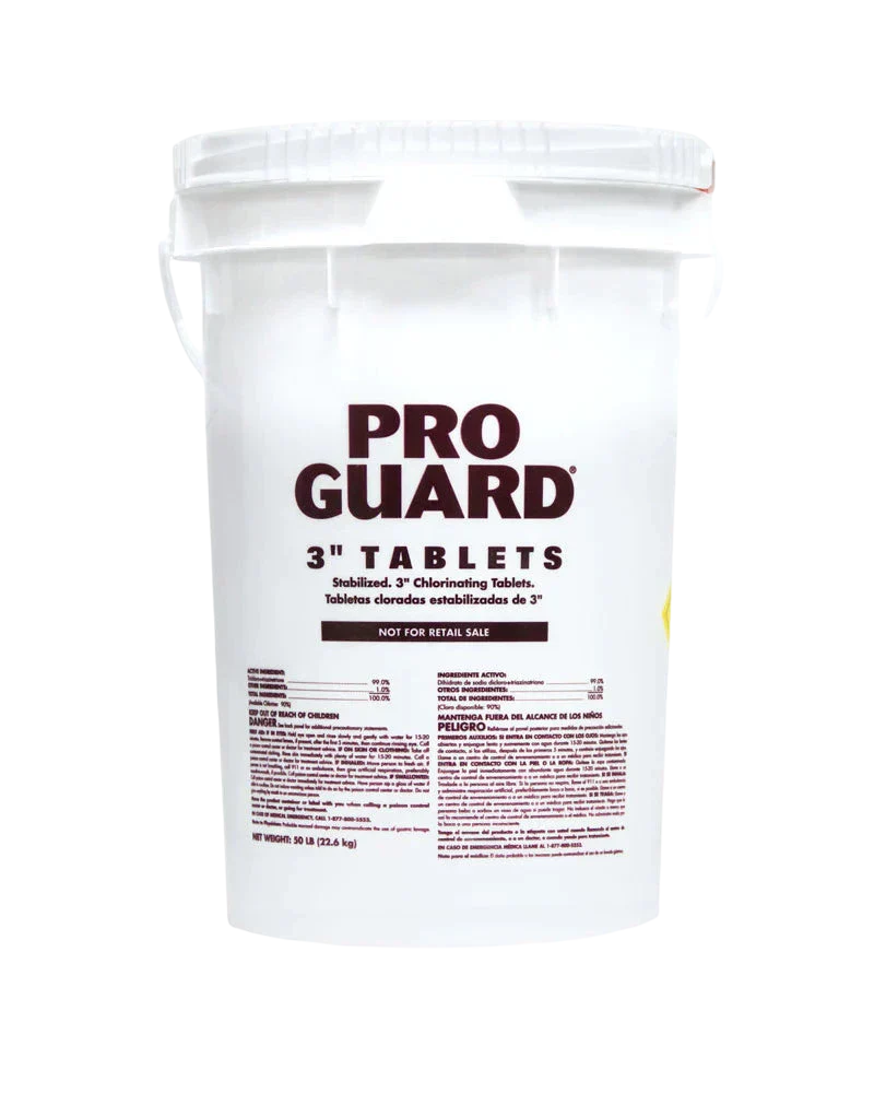 ProGuard Stabilized 3" Chlorinating Tablets | 50 lb. Pail