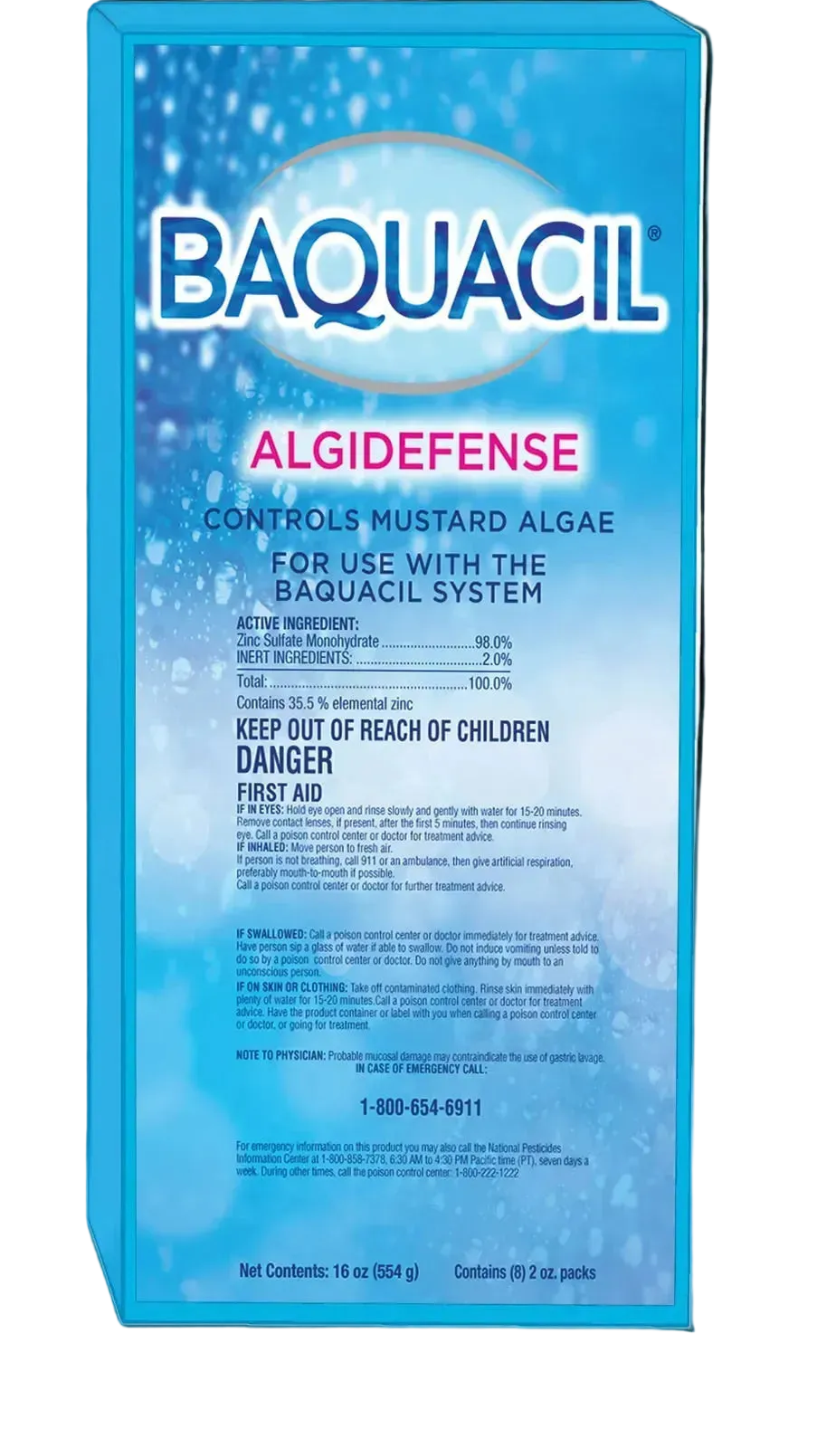 BAQUACIL AlgiDefense Algistat Pouches, 8ct
